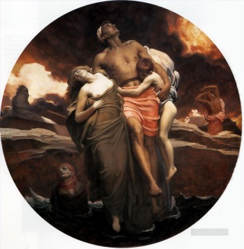  Frederic Works - And the sea gave up the dead which were in it 1891 Academicism Frederic Leighton